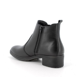 STIVALETTI ENVAL SOFT DONNA NERO ELASTICO E ZIP LATERALE TACCO 4,5CM 6750200