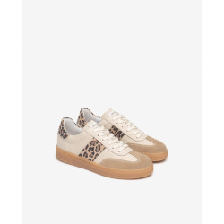 SNEAKERS NEROGIARDINI DONNA VELOUR CAMEL VELVET MILK 1039 T.AIDA LEO BEIGE+IRI TR MALAGA E513007D/421