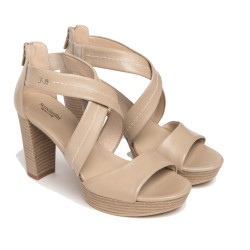 SANDALI NEROGIARDINI DONNA TAMIGI SABBIA TPU LICIA PLATO' E307500D/410