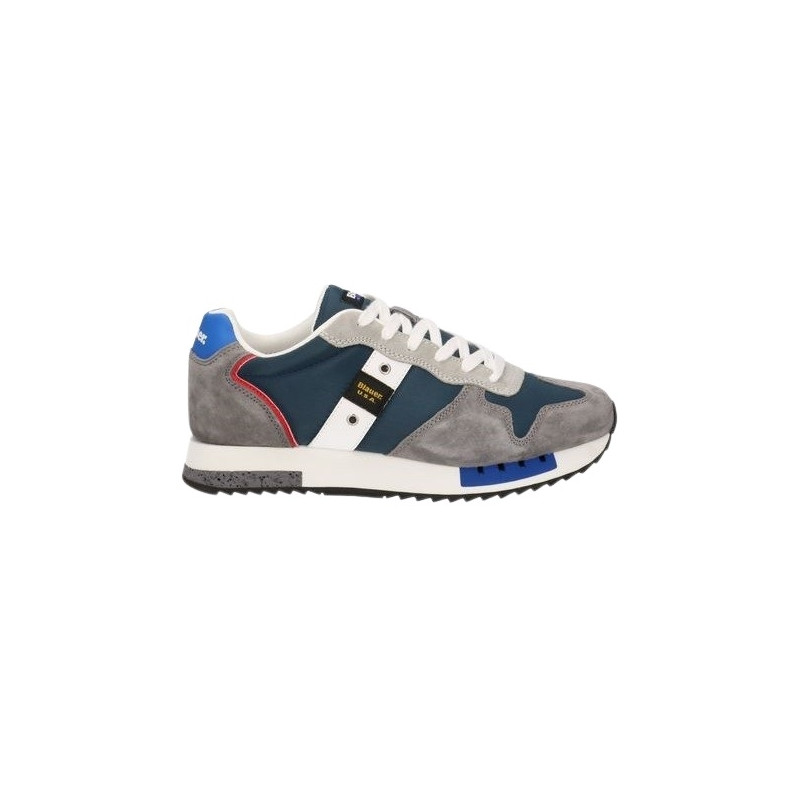 SNEAKERS BLAUER UOMO S5QUEENS01/NUB/QUEENS01-GREY/NAVY
