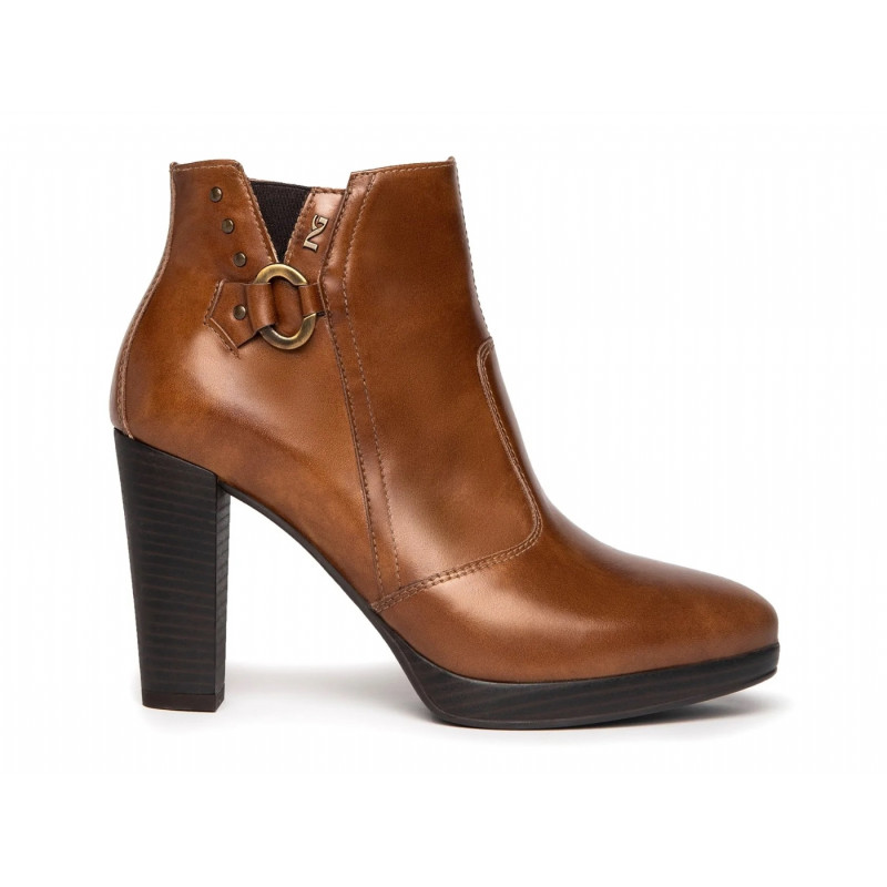 TRONCHETTIO DONNA NEROGIARDINI MANOLETE COLORE CUOIO I205040D/400