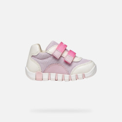 SNEAKERS GEOX PRIMI PASSI BAMBINABABY B IUPIDOO G. A - MESH+GEOBUCK 