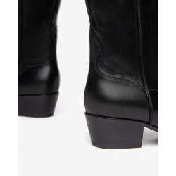 STIVALETTI NEROGIARDINI DONNA SAUVAGE NERO TPU ANZOLA CRISTINA TACCO 4,5CM I308282D/100