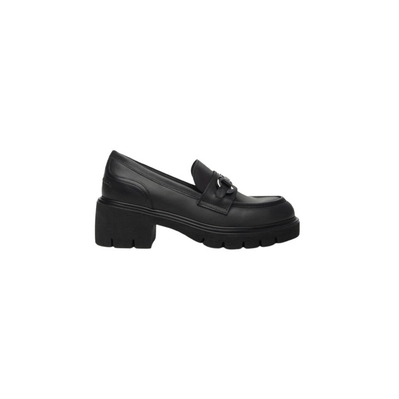 MOCASSINO NEROGIARDINI DONNA GUANTO NERO EVA URBANA NERO TACCO 6CM I513980D/100