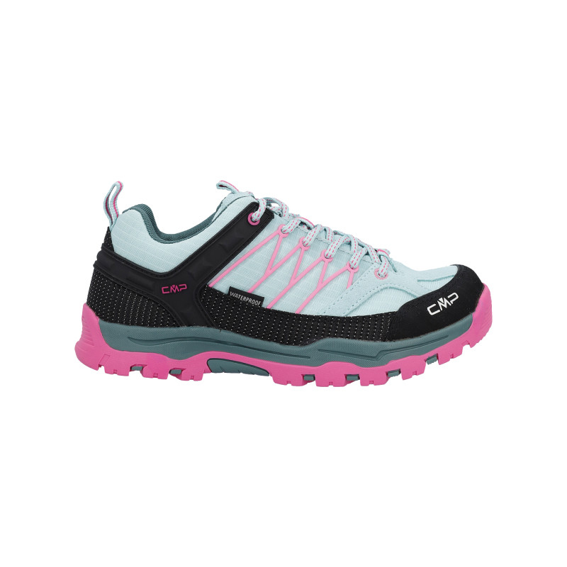 SCARPA DA TREKKING CMP BAMBINA KIDS RIGEL LOW WP TREKKING SHOE OPALE BUBBLE GUM 3Q54554J 56ET