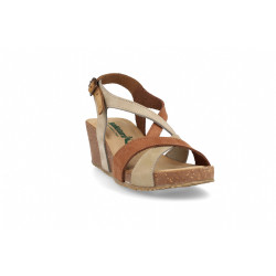 SANDALI BIONATURA DONNA 37 MARATEA IMB. NABUK MULTI TORTORA 37MARAT-I-NAMTO