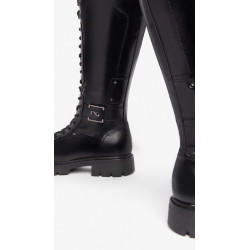 STIVALI ANFIBI NEROGIARDINI DONNA IN PELLE NERO OFENA I309063D/100