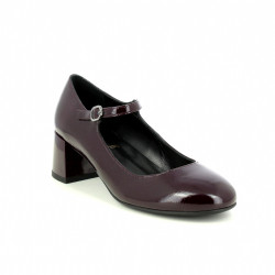 DECOLLETE' NEROGIARDINI DONNA MARY JANE NAPLAK BORDO' 67423  TPU OREO NERO TACCO 5CM I514360D/613