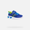 SNEAKERS GEOX BAMBINO JUNIOR J ASSISTER B. C - MESH+DBK STA ROYAL/LIME J45DZC 014CE C4344
