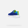 SNEAKERS GEOX BAMBINO JUNIOR J ASSISTER B. C - MESH+DBK STA ROYAL/LIME J45DZC 014CE C4344