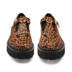 MOCASSINI CULT DONNA SLASH 4216 LOW W JAGUAR PR.PONY LEATHER BLACK MARY JANE CLW421601