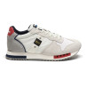 SNEAKERS BLAUER UOMO S3QUEENS01/MES-QUEENS01-WHITE/RED/NAVY