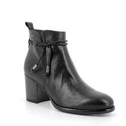 STIVALETTI IGI&CO DONNA IN PELLE NERO TACCO 7CM 6698800