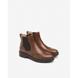 STIVALETTO NEROGIARDINI DONNA MANOLETE CUOIO TR MACERATA LIGHT CHELSEA I411452D/400