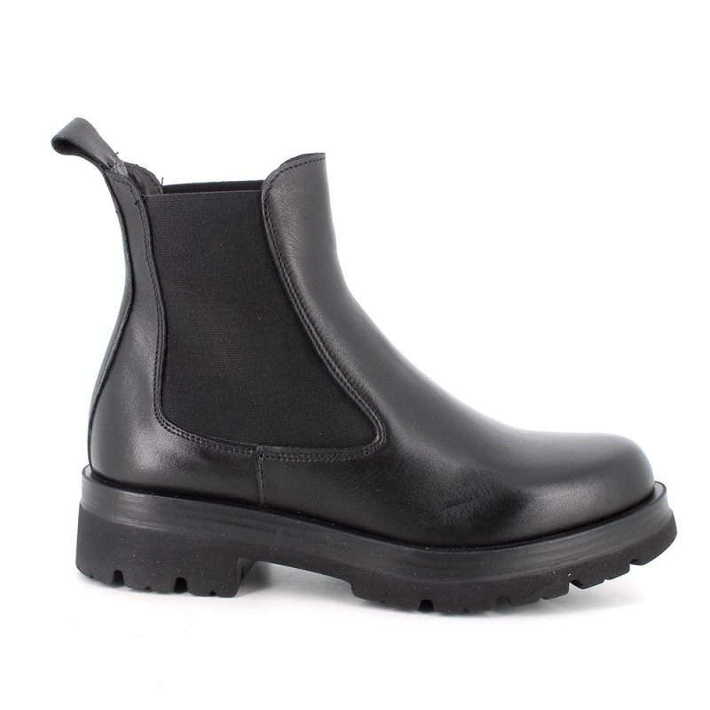 STIVALETTI BEATLES IGI&CO DONNA  CON TACCO IN PELLE  NERO 4679500