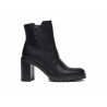 TRONCHETTI  NEROGIARDINI DONNA IN PELLE NERO ZIP TACCO 9CM I308981D/100