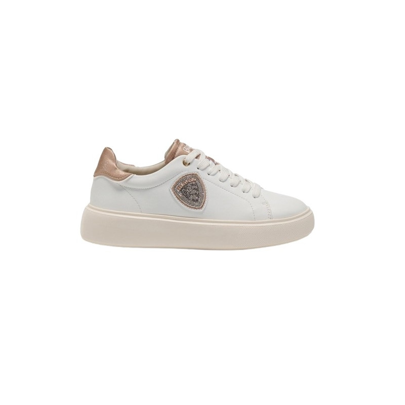 SNEAKERS BLAUER DONNA S5VENUS01/SAT/VENUS01-WHITE/NUDE
