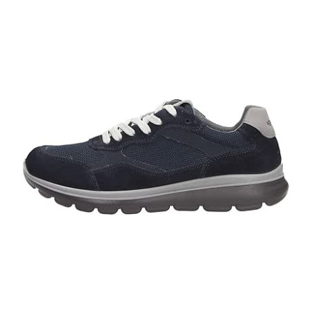 SNEAKERS IGI&CO UOMO SCAMOSCIATO RETE BLU 5625100