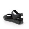 SANDALI CON ZEPPA IGI&CO DONNA NAPPA SOFT NERO  CON STRAP 1174855    
