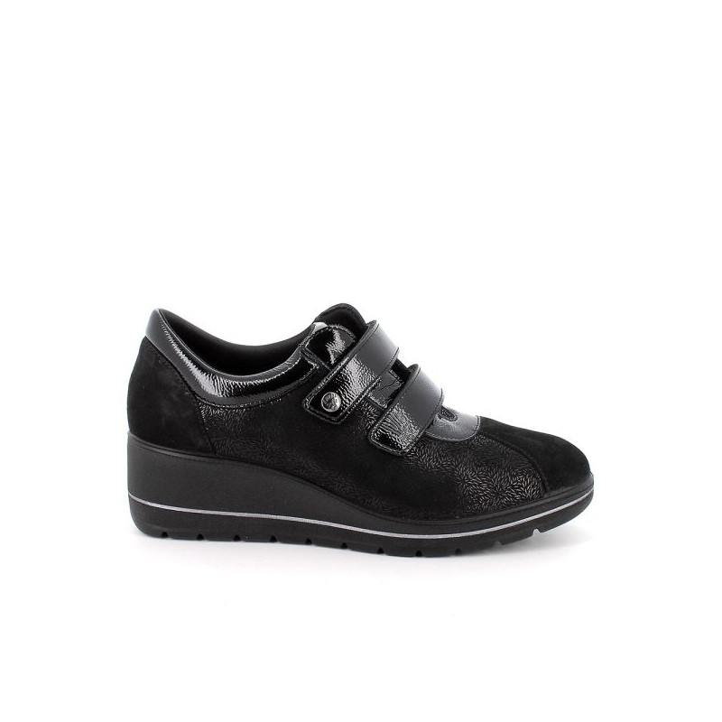 SNEAKERS ENVAL SOFT DONNA TES.DAV.STR/SCA NERO 8763800
