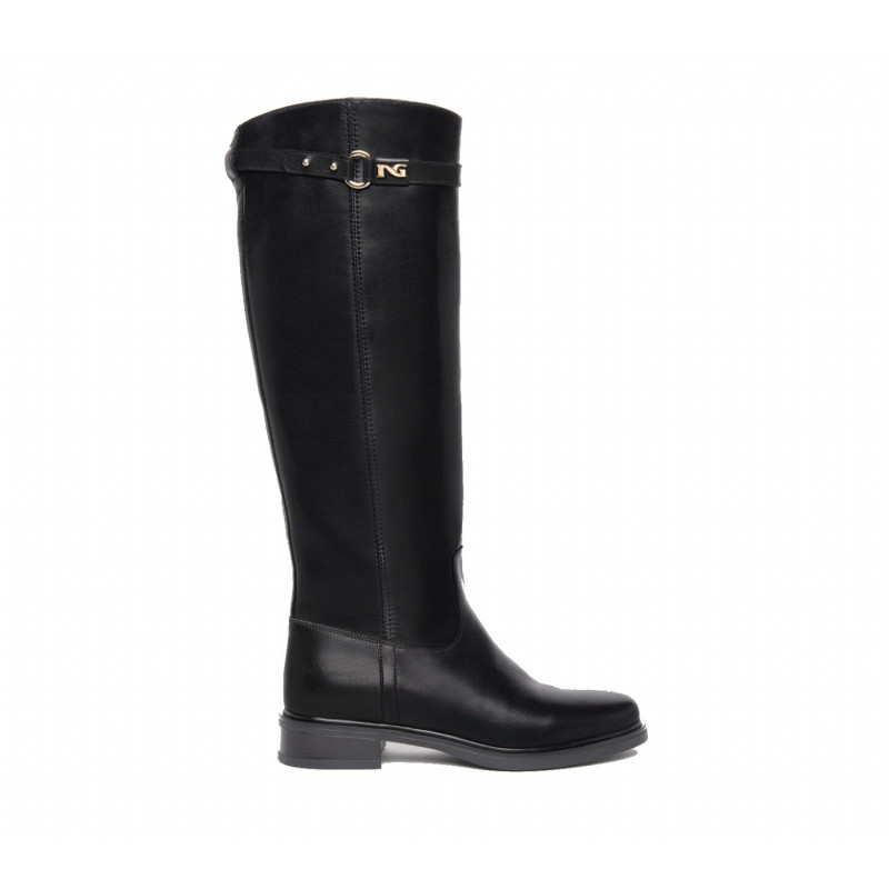 STIVALI NEROGIARDINI DONNA IN PELLE SAUVAGE NERO I308850D/100