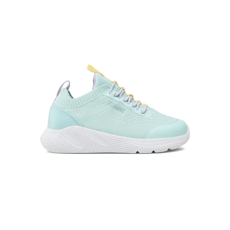SNEAKER BAMBINA  GEOX J STRINTYE KNITT  TEXT  WATERSEA YELLOW   TG 36\39