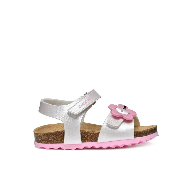 SANDALI  GEOX PRIMI PASSI BAMBINA BABY  B S.CHALKI G. D - SINT.PERL. B552RD 000NF C1000