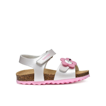 SANDALI  GEOX PRIMI PASSI BAMBINA BABY  B S.CHALKI G. D - SINT.PERL. B552RD 000NF C1000