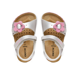 SANDALI  GEOX PRIMI PASSI BAMBINA BABY  B S.CHALKI G. D - SINT.PERL. B552RD 000NF C1000