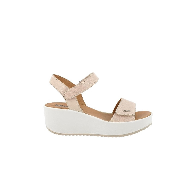 SANDALO CON ZEPPA IGI&CO DONNA CAPRA TAMPONATA PANNA 5668711