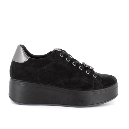 SNEAKERS CON ZEPPA IGI&CO DONNA SCAM.SUPER10/12 NERO 8671255
