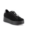 SNEAKERS CON ZEPPA IGI&CO DONNA SCAM.SUPER10/12 NERO 8671255