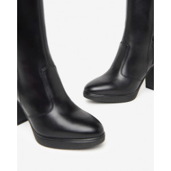 STIVALI NEROGIARDINI DONNA IN PELLE GUANTO NERO PU.ALTILIA TACCO 9,5CM I411730D/100