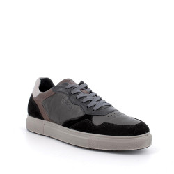SNEAKERS IGI&CO UOMO IN PELLE NERO/GRIGIO SCURO 6633511