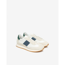 SNEAKERS NEROGIARDINI UOMO VELOUR YOGURT DOLLARINO BIANCO SAUVAGE JEANS SAUVAGE E601112U/714