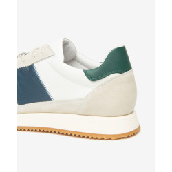 SNEAKERS NEROGIARDINI UOMO VELOUR YOGURT DOLLARINO BIANCO SAUVAGE JEANS SAUVAGE E601112U/714