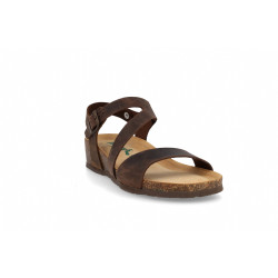 SANDALI BIONATURA 12 VESTA IMB.NBK CRAZY HORSE CAFFE 12VESTA-I-CHCAFF