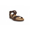 SANDALI BIONATURA 12 VESTA IMB.NBK CRAZY HORSE CAFFE 12VESTA-I-CHCAFF