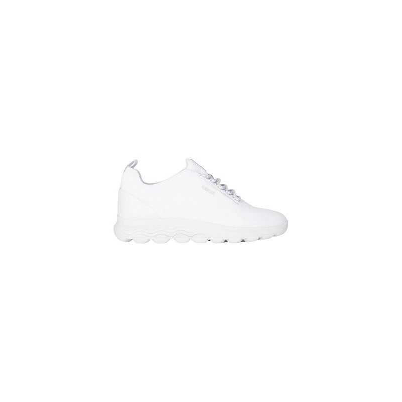 SNEAKERS GEOX DONNA SPHERICA IN TESSUTO WHITE D15NUA 0006K C1000