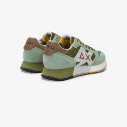 SNEAKERS SUN68 UOMO JAKI 2.0 BICOLOR VERDE SALVIA/MILITARE Z36116 8419