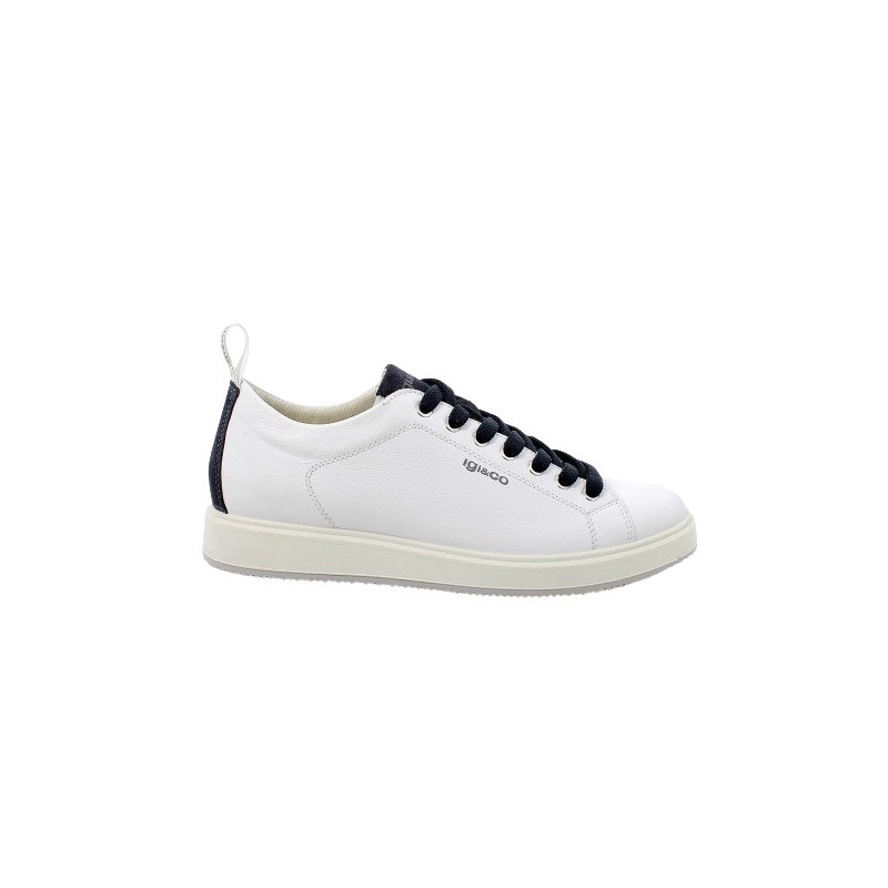 SNEAKERS IGI&CO UOMO PELLE/COTONE WHITE 5628400