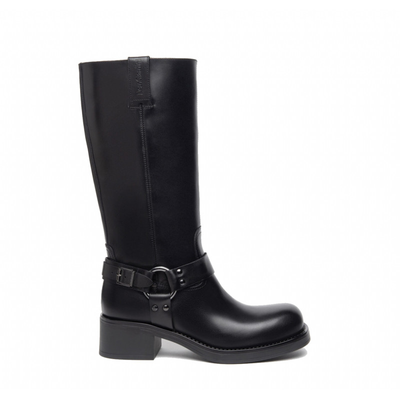 STIVALI CON TACCO NEROGIARDINI DONNA IIN PELLE NERO ARCOLA I309221D/100