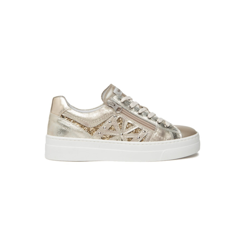 SNEAKERS NEROGIARDINI DONNA ZIP+LACCI E409930D/505