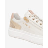 SNEAKERS NEROGIARDINI DONNA VELVET OSSO 0100 ZOUK IVORY VELOUR CAMEL VELOUR PHARD PU.RIO E615285D/713 