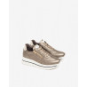 SNEAKERS NEROGIARDINI DONNA BAGOYA BROWN AROLD VELO TALPA T.BRILL PLATINO TR CORVAR BROWN I411556D/322