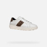 SNEAKERS GEOX DONNA SPHERICA ECUB-1 BIANCO/MARRONE SCURO D46WEA 08504 C0356