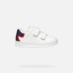 SNEAKERS GEOX PRIMI PASSI BAMBINO B ECLYPER A - VIT.SINT.  WHITE/MULTICOLOR BABY WHITE/MULTICOLOR B365LA 000BC C0653