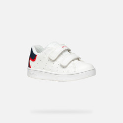 SNEAKERS GEOX PRIMI PASSI BAMBINO B ECLYPER A - VIT.SINT.  WHITE/MULTICOLOR BABY WHITE/MULTICOLOR B365LA 000BC C0653
