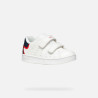 SNEAKERS GEOX PRIMI PASSI BAMBINO B ECLYPER A - VIT.SINT.  WHITE/MULTICOLOR BABY WHITE/MULTICOLOR B365LA 000BC C0653