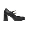 DECOLLETE' NEROGIARDINI DONNA MARY JANE GUANTO NERO TPU SIRACUSA PLATO' TACCO 8CM I514320D/100